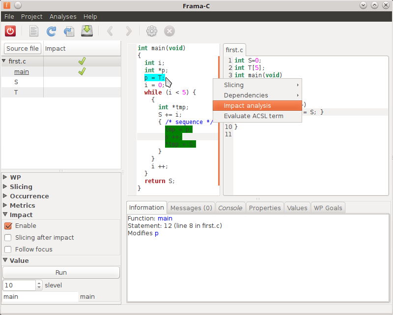 Frama C Framework For Modular Analysis Of C Programs